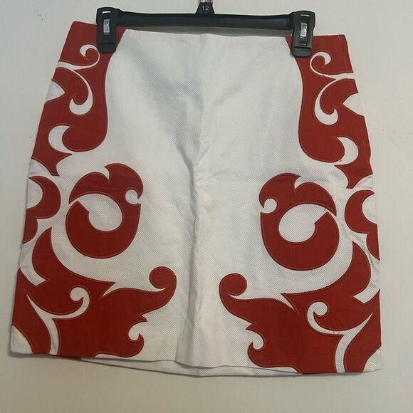 Dresses & Skirts - Stylish Red and White Women's Skirt